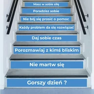 Pomoce naukowe - Naklejki na schody: Gorszy Dzień? - miniaturka - grafika 1