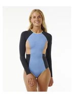 Stroje kąpielowe - Kostium kąpielowy RIP CURL Mirage Ultimate Upf Surfsuit turkusowy S - miniaturka - grafika 1