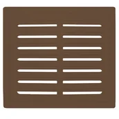 Kratki wentylacyjne - Kratka 140 x 140 mm zamykana, brązowa - miniaturka - grafika 1