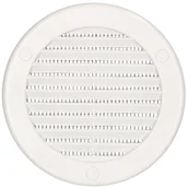 Kratki wentylacyjne - Kratka osłona wentylacyjna okrągła fi 100 mm z siatką - Kolor biały - KOTARBAU - miniaturka - grafika 1