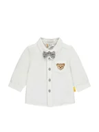 Kaftaniki dla niemowląt - Steiff Koszula w kolorze białym - miniaturka - grafika 1
