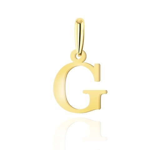 ZŁOTA ZAWIESZKA LITERKA G 585