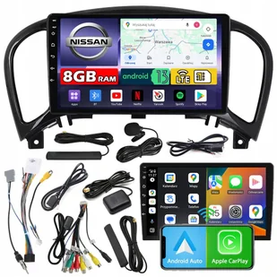 Radio samochodowe NCS ZQ9 NISSAN JUKE 2010-2019 Android nawigacja 8GB LTE - Radia samochodowe - miniaturka - grafika 1