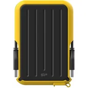 Dyski SSD - Silicon Power Dysk zewnętrzny Armor A66 5TB 2,5" USB 3.2 IPX4 Yellow SP050TBPHD66LS3Y - miniaturka - grafika 1