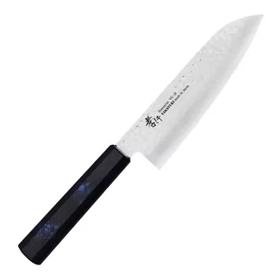 Sakai Takayuki Nanairo VG-10 Blue Nóż Santoku 17 cm - Noże kuchenne - miniaturka - grafika 1