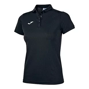 Joma Damska koszulka polo Hobby Mujer Negro M/C czarny Czarny - 100 M 900247.100_M - Koszulki i topy damskie - miniaturka - grafika 1