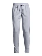 Spodnie sportowe damskie - Under Armour Spodnie dresowe w kolorze jasnoszarym - miniaturka - grafika 1