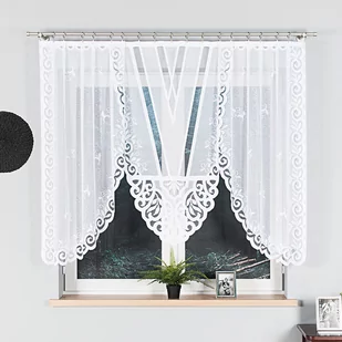 Firanka gotowa żakardowa ROZALIA 250x140 019370-001 - Firany - miniaturka - grafika 1