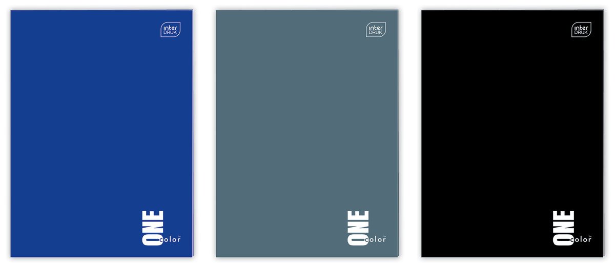 Zeszyt A4, Interdruk, w kratkę, 60 kartek, One Color, 5 sztuk
