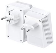 Powerline communications - TP-Link TL-WPA4226 300Mbps AV500 WiFi Powerline Extender (Twin Pack) - miniaturka - grafika 1