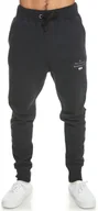 Spodnie sportowe męskie - spodnie dresowe męskie QUIKSILVER EMBOSS SLIM JOGGER Black - KVJ0 - miniaturka - grafika 1
