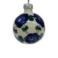 Bombki - Ceramiczna bombka mała Ceramika Bolesławiec - miniaturka - grafika 1