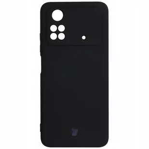 Bizon Etui Case Silicone Xiaomi Poco M4 Pro 4G czarne BCSPOCOM4P4GBK - Etui i futerały do telefonów - miniaturka - grafika 1