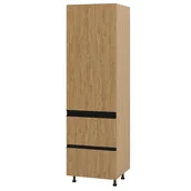 Meble kuchenne - Bari Plus Słupek Ds2-60-197_Blum Lewa Dąb Kamienny - miniaturka - grafika 1