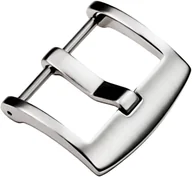 Akcesoria do smartwatchy - moVear Klamra U1 - 20mm Sprzączka Premium Do Paska Do Zegarka Srebrny Polerowany, Języczek 4mm - miniaturka - grafika 1