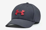 Czapki i chusty sportowe męskie - Męska czapka z daszkiem Under Armour  Men's Blitzing Adj-GRY - miniaturka - grafika 1