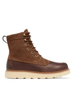 Buty zimowe męskie - Sorel Kozaki Slabtown 62 Caribou 100 2078321242 Brązowy - miniaturka - grafika 1