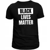 Koszulki męskie - PREZENT KOSZULKA MĘSKA Z NADRUKIEM BLACK LIVES MATTER T-SHIRT Trwały Nadruk - miniaturka - grafika 1