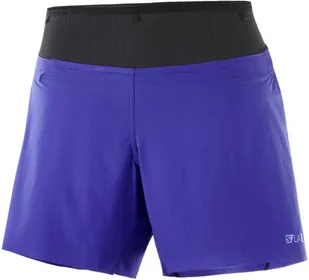 Salomon Spodenki S/LAB Sense 6 Short W Clematis Blue C15101 - Spodnie sportowe damskie - miniaturka - grafika 1