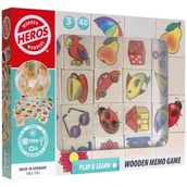 Gry planszowe - Gra logiczna TACTIC Heros Wooden Toys Memory HE0012 - miniaturka - grafika 1