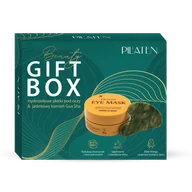 Waciki, płatki i patyczki kosmetyczne - Pilaten Zestaw (Płatki pod oczy + Kamień Gua Sha do masażu twarzy) - miniaturka - grafika 1