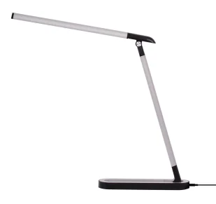 Czarno-srebrna lampka biurkowa LED - 5X A362 R7-B67 - Lampy stojące - miniaturka - grafika 1