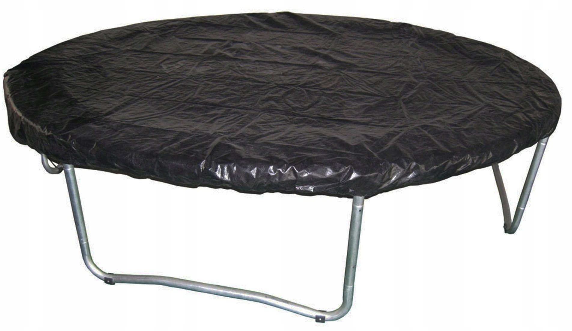 Pokrowiec Plandeka Ochronna na Trampolinę Czarna Solidna KUBISPORT 366 cm