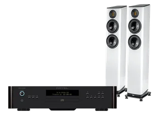 Rotel RA-1572 MkII (czarny) + FS407.2 (biały) - Zestawy stereo - miniaturka - grafika 1