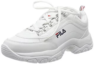 Buty dla dziewczynek - Fila Strada Low Wmn 1010560 1FG 40 Białe - grafika 1
