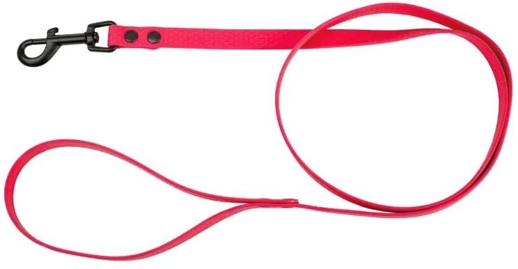 Smycz dla psa z wytrzyma�ej gumy, czerwony, 16mm/1,2m