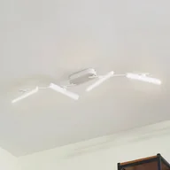 Lampy sufitowe - Reflektor LED Lindby Eldrin, biały, 34W, 4-punktowa, metal, 111cm - miniaturka - grafika 1