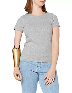 Koszulki i topy damskie - Stedman Koszulka damska T-Shirt bawełna szara XL - grafika 1