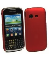Etui i futerały do telefonów - Coby Samsung Galaxy Chat Czerwony - miniaturka - grafika 1
