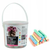 Kreda - Kreda chodnikowa kolorowa do tablicy neutralny zapach szkolna w wiaderku 15 sztuk Kite Dogs - miniaturka - grafika 1