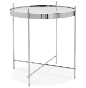 Kokoon Design Stolik kawowy Kokoon Design Espejo Mini Srebrny CT00510CH - Ławy i stoliki kawowe - miniaturka - grafika 1