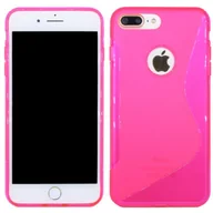 Etui i futerały do telefonów - silikonowe etui ochronne na telefon komórkowy iPhone 8 Plus Różowy - miniaturka - grafika 1