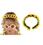 Dodatki do strojów karnawałowych - OPASKA SŁONECZNIKI - miniaturka - grafika 1