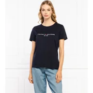 Koszulki i topy damskie - Tommy Hilfiger T-shirt | Regular Fit - miniaturka - grafika 1