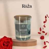 Świece - Róża Świeca sojowa z drew. zamknięciem 250 ml - miniaturka - grafika 1