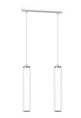 Lampy sufitowe - Emibig Luna lampa wisząca 2-punktowa biała 955/2 955/2 - miniaturka - grafika 1