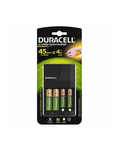 Duracell ładowarka CEF15 + 4 akumulatorki aa 1300 mah cef15 - Ładowarki i akumulatory - miniaturka - grafika 2