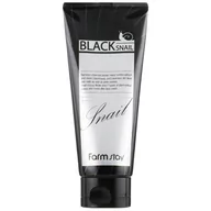 Pianki do mycia twarzy - Farmstay Farmstay Black Snail Deep Cleansing Foam - 180 ml 2100211 - miniaturka - grafika 1