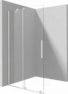 Ścianki i drzwi prysznicowe - Deante PRIZMA Ścianka prysznicowa walk-in - przesuwna bianco 90cm - miniaturka - grafika 1
