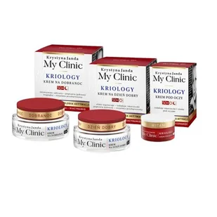 Janda XMASS My Clinic Kriology 50+ (Krem na dzień 50ml + Krem na noc 50ml + Krem pod oczy 15ml - Zestawy kosmetyków damskich - miniaturka - grafika 2