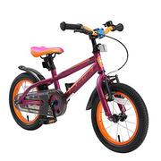 Rowery - BIKESTAR Rower dziecięcy 14 cali dla dziewczynek i chłopców od 4 lat | rower dziecięcy Urban Jungle | Rower dla dzieci, Berry & Orange - miniaturka - grafika 1