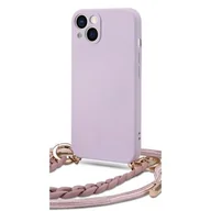 Etui i futerały do telefonów - Tech-Protect Etui Icon Chain do Apple iPhone 13 Fioletowy - miniaturka - grafika 1