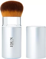Pędzle do makijażu - IDUN Minerals IDUN Minerals Wysuwany pędzel kabuki - miniaturka - grafika 1