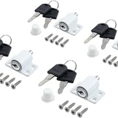 Zawiasy, okucia i inne akcesoria - szt. Zamki do drzwi przesuwnych, blokada drzwi tarasowych, blokada okna wykuszowego, ogranicznik zamka drzwi przesuwnych - miniaturka - grafika 1