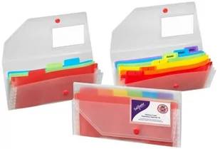 Snopake  Teczka DL Rainbow, 6 przekładek - Teczki i skoroszyty - miniaturka - grafika 2