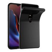 Etui i futerały do telefonów - Etui Do OnePlus 6T Pokrowiec w CZARNY Obudowa Ochronny TPU Silikon Case Cover Cadorabo - miniaturka - grafika 1